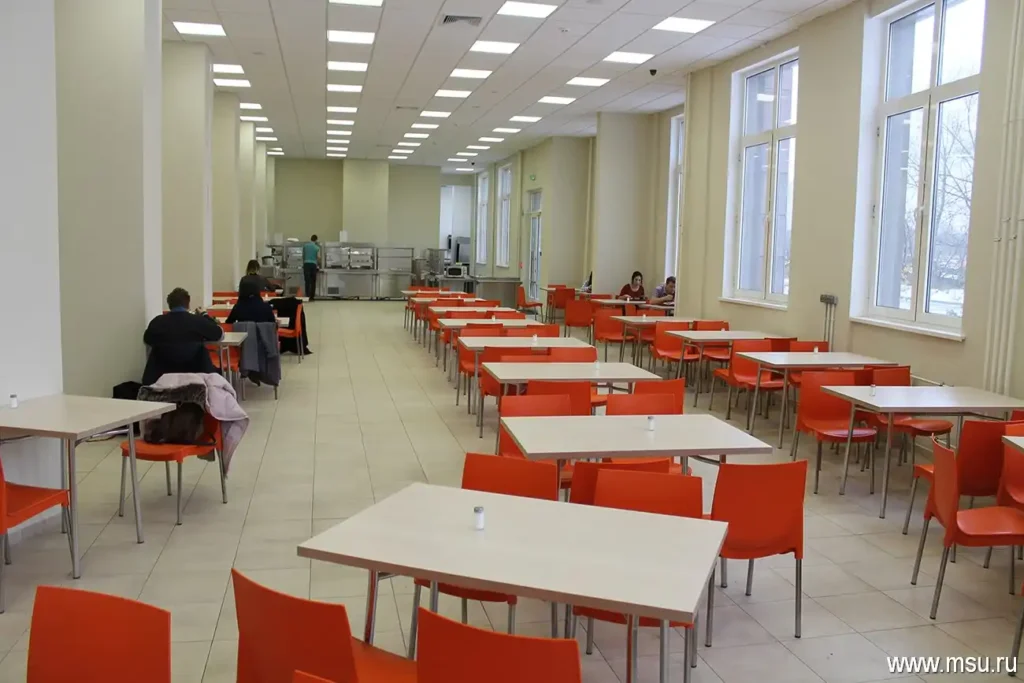 Phòng ăn, căng tin trong Ký túc xá Đại học Lomonosov
