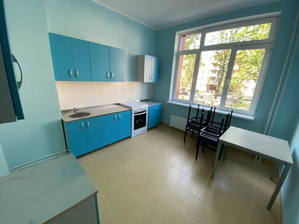 Phòng bếp trong Ký túc xá số 13