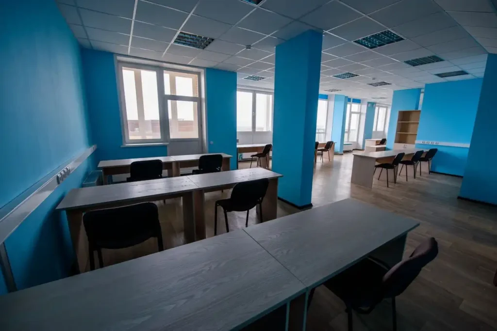 Phòng tự học trong Ký túc xá số 12