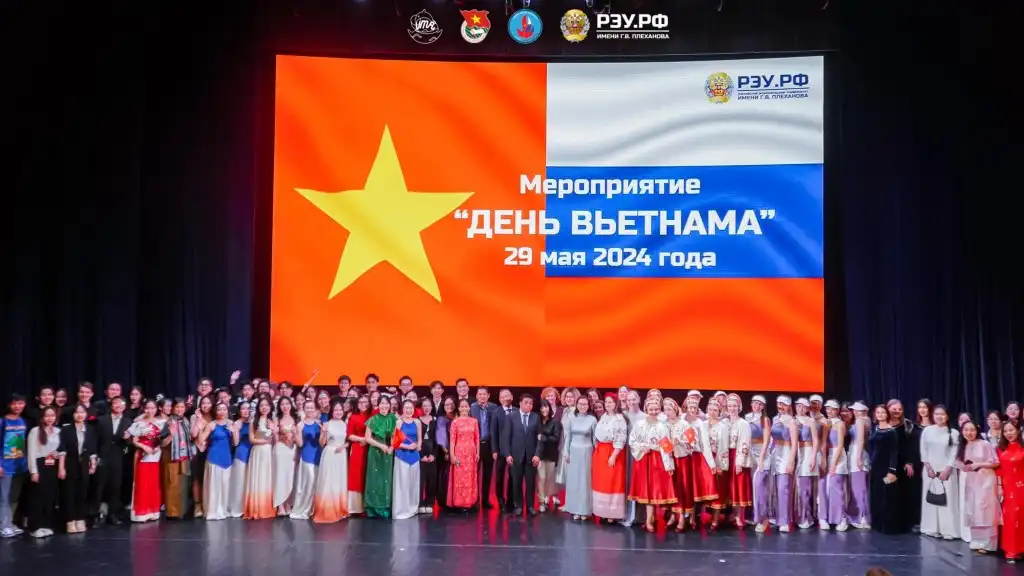 Sinh viên Đại học Kinh tế Plekhanov tổ chức sự kiện Ngày Việt Nam - День Вьетнама, ngày 29/5/2024